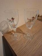 2 Brugse Zot Bierglazen, Enlèvement ou Envoi, Comme neuf, Verre à bière