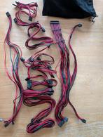 Câbles d'alimentation Premium  rouge et noir Corsair, Handtassen en Accessoires, Kettingen, Ophalen of Verzenden, Rood