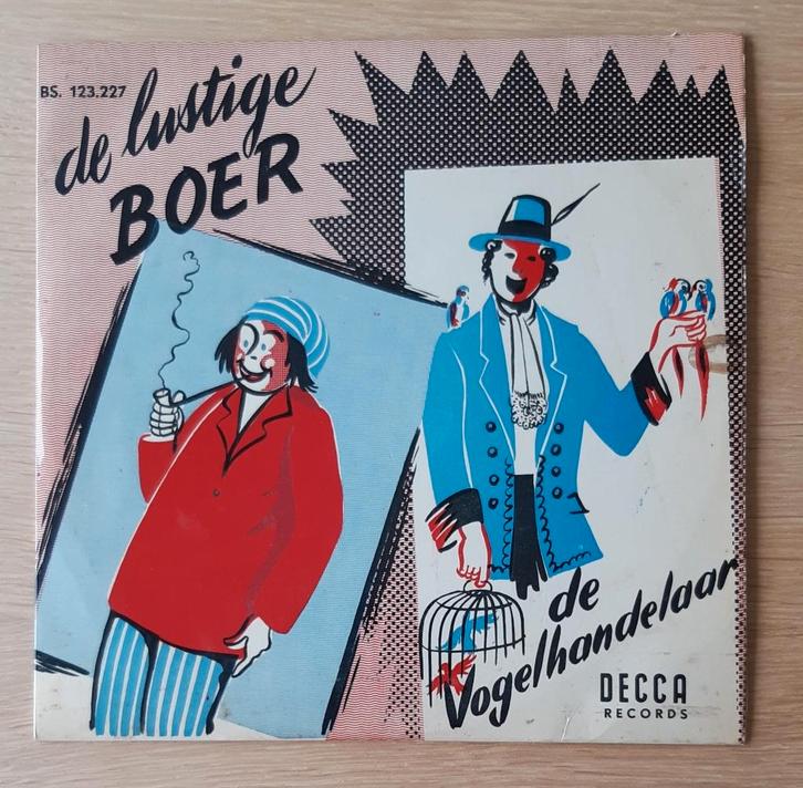 33-1/3 RPM plaat Operette De Lustige Boer/ De vogelhandelaar, Cd's en Dvd's, Vinyl | Klassiek, Zo goed als nieuw, Opera of Operette