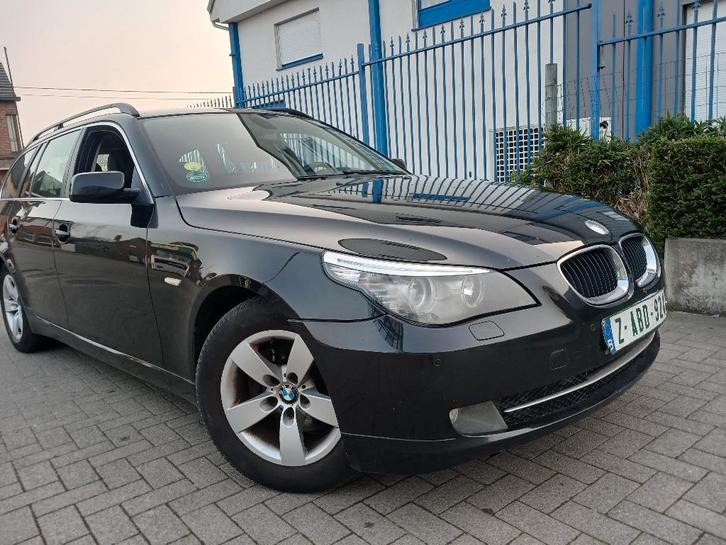 BMW 520D/2000cc DIESEL/AUTOMAAT/GEKEURD/CAR PASS, Auto's, BMW, Bedrijf, 5 Reeks, Aangepast voor mindervaliden, ABS, Adaptieve lichten