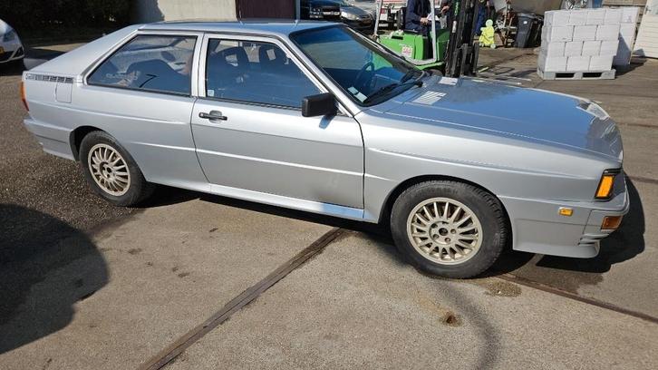 audi (ur) quattro coupe 1988, Auto's, Audi, Particulier, Coupe, Benzine, Handgeschakeld, Zilver of Grijs, Bruin, Velours, Vierwielaandrijving