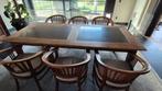 Superdeal! Klassieke koloniale eetset 2m35 x 1m05, Teck, 100 à 150 cm, Enlèvement, Rectangulaire