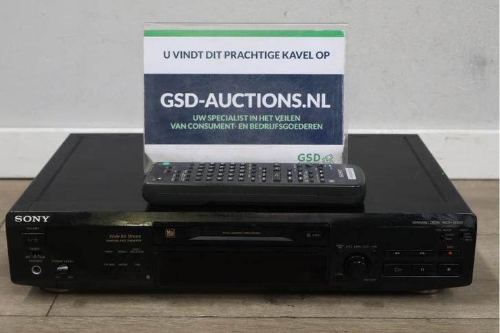 Sony MDS-JE530 minidisc deck, TV, Hi-fi & Vidéo, Lecteurs CD