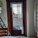 rideau blanc avec motif pour  porte, Comme neuf, 50 à 100 cm, Blanc, 150 à 200 cm