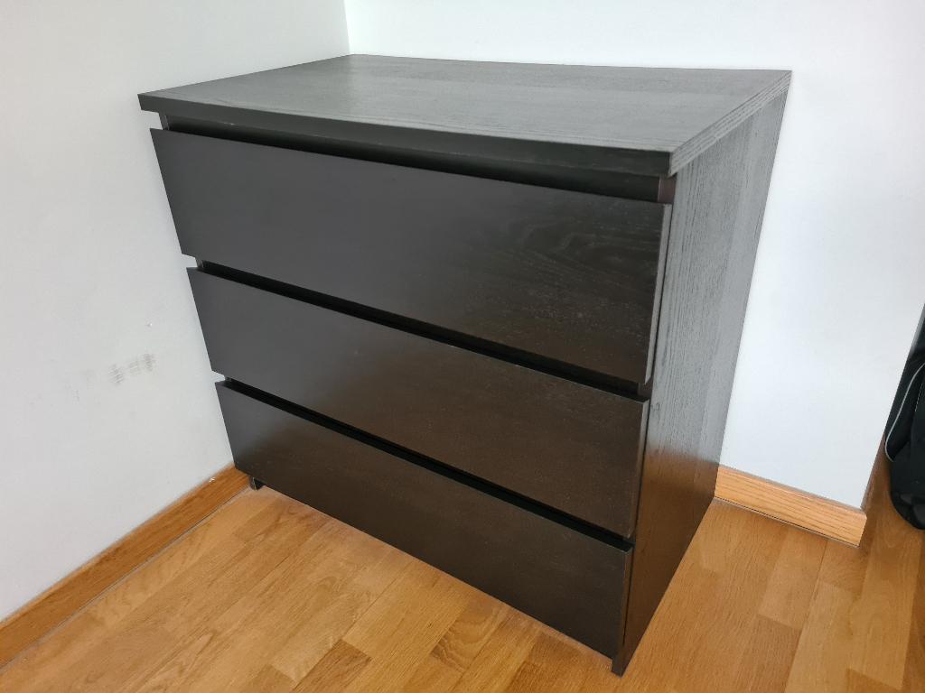 Meubles rangement, tiroires, etagere ikea, 3 ou 4 tiroirs, 25 à 50 cm, Utilisé, 50 à 100 cm