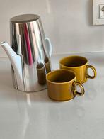 Vintage koffiekan, Melitta en 2 Melitta tassen, Ophalen of Verzenden