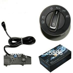 Interrupteur de phare chromé, pour VW Golf Jetta MK5 MK6 GTI, Autos : Pièces & Accessoires, Éclairage, Volkswagen, Neuf, Enlèvement ou Envoi