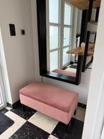 2 Pouffes rose poudré, Comme neuf, Enlèvement, 75 à 100 cm, Moins de 50 cm