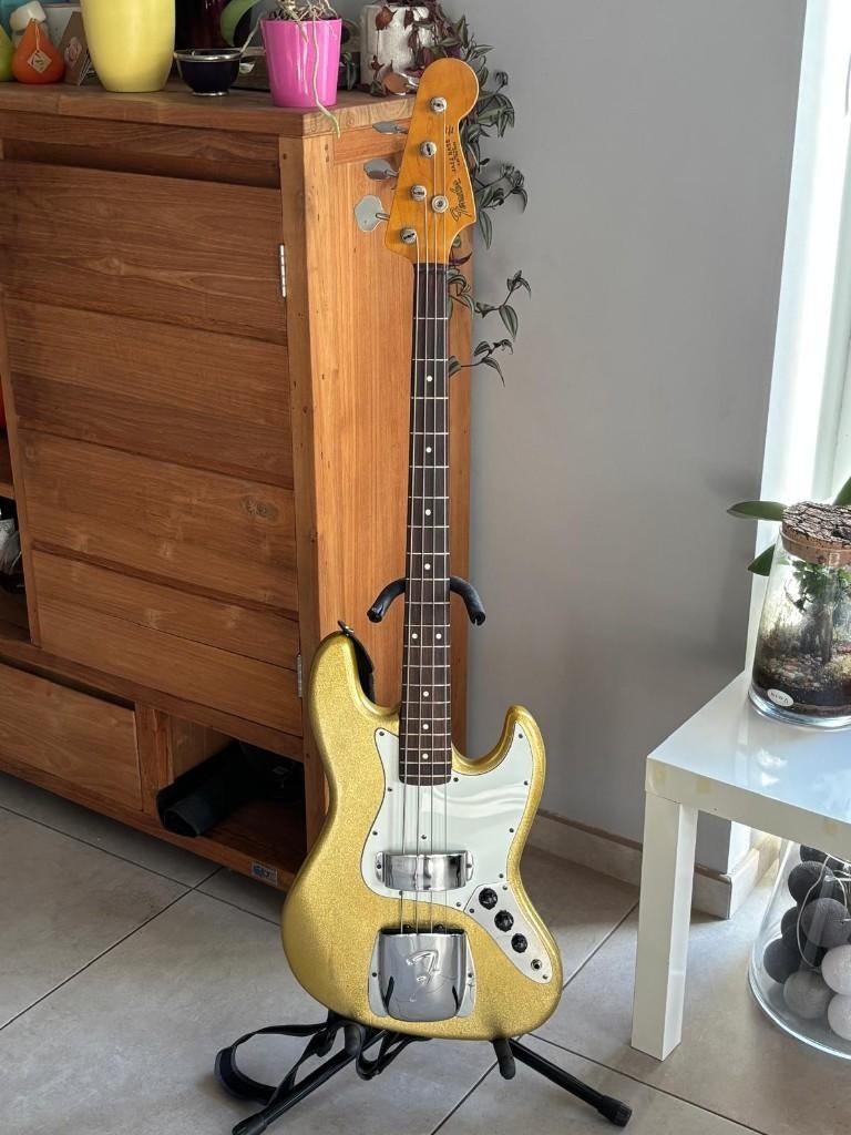 Fender Jazz Bass - Basse - Made in Japan - MIJ, Muziek en Instrumenten, Snaarinstrumenten | Gitaren | Bas, Gebruikt, Elektrisch