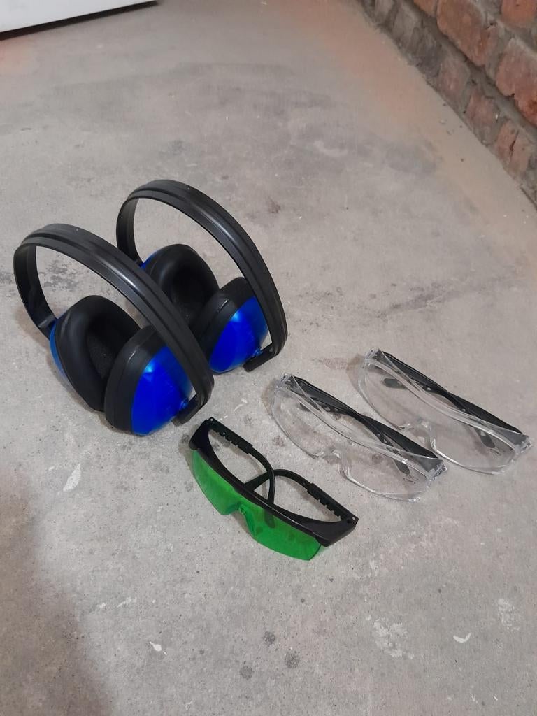 Casques + lunettes de protection, Bricolage & Construction, Lunettes de protection, Enlèvement