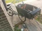 Bakfiets heeft wel platte band vanachter, Fietsen en Brommers, Ophalen, Gebruikt, Goederen, Fietsfabriek