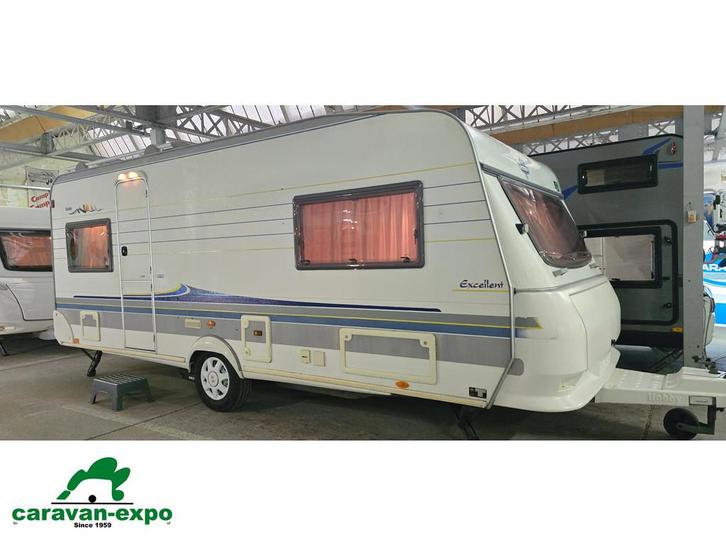HOBBY EXCELLENCE 540 EASY, Caravans en Kamperen, Caravans, Bedrijf, tot en met 4, 1000 - 1250 kg, Hobby, 5 tot 6 meter