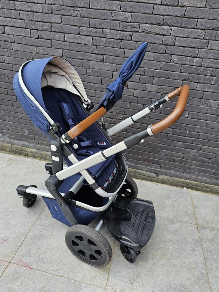 Joolz Day inclusief draagmand in heel mooie staat, Ophalen, Verstelbare duwstang