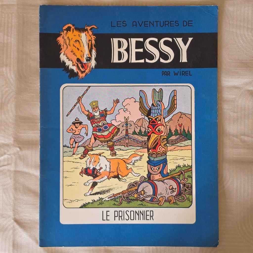 BESSY 11 ( 1 édition / 1e druk ) Le Prisonnier 1956, Livres, Enlèvement ou Envoi, Wirel (Vandersteen/Verschuere), Une BD, Utilisé