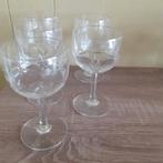 oude glaasjes met motief, Ophalen