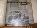 revue technique mercedes 170 de 1949-1952, Autos : Divers, Modes d'emploi & Notices d'utilisation, Enlèvement ou Envoi