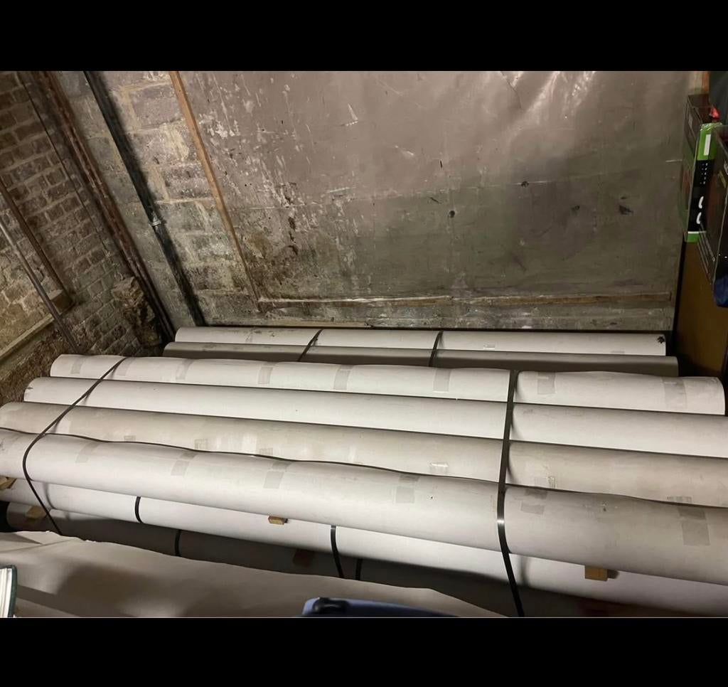 Rouleaux de papier 50m x 2m50, Enlèvement, Comme neuf