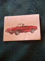 Prentje/Chromo : Fiat Spider 850/Chocolade Jacques, Enlèvement ou Envoi, Gravure, Utilisé, Autres sujets/thèmes