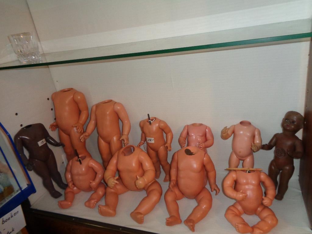 Celluloid Poppen lichamen.oa.Schildpad  ., Verzamelen, Poppen, Ophalen of Verzenden, Zo goed als nieuw, Pop