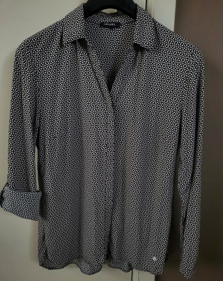 Belle marque de chemisiers Olsen, 42 ans, comme neuve, Vêtements | Femmes, Blouses & Tuniques, Blanc, Enlèvement ou Envoi