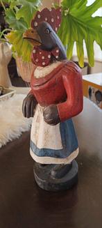 Statue de coq en bois antique, Enlèvement ou Envoi