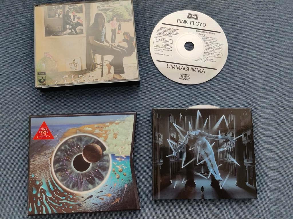 Pink floyd (2cd pulse/boekje, 95 + ummagumma), Ophalen of Verzenden