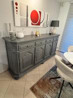 Dreasoir et vaisselier en chêne massif, Ophalen, 100 tot 150 cm, 200 cm of meer, Eikenhout