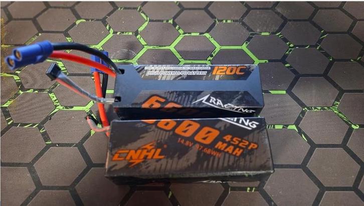 2 Batteries LiPo 4S 6600mAh, Hobby & Loisirs créatifs, Modélisme | Radiocommandé & Téléguidé | Voitures, Comme neuf, Enlèvement