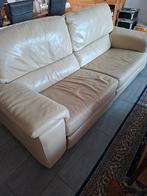 Canapé en cuir Domicil, Maison & Meubles, Trois personnes, Banc droit, Enlèvement, Utilisé