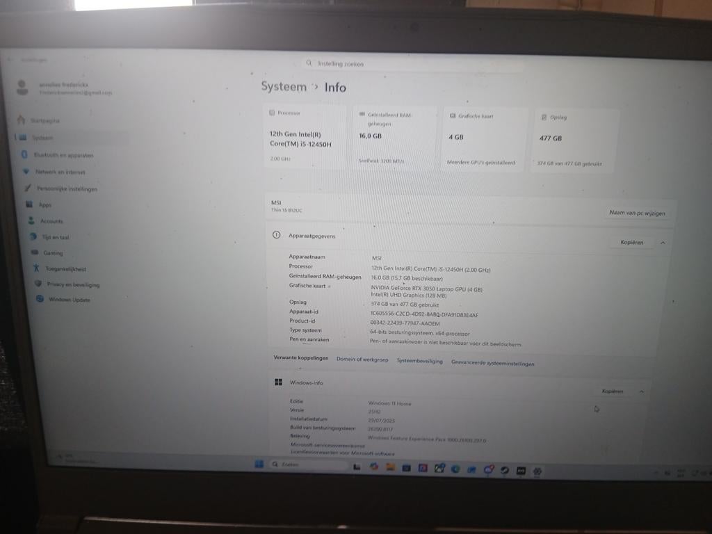 Gaming laptop, Computers en Software, Servers, Ophalen