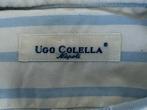 Exclusief Italiaans kostuumhemd Ugo Colella in nieuwstaat, Ophalen of Verzenden, Zo goed als nieuw, Blauw, Halswijdte 39/40 (M)