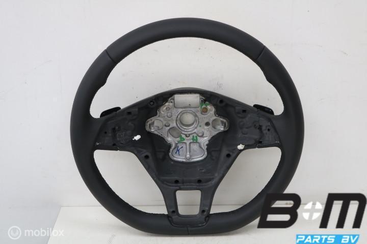 Nieuwstaat Leder stuur met flippers VW Golf 7 5G0419091BH, Utilisé