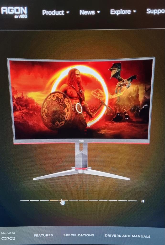 Écran Gaming AOC 27G2G3 27" 165Hz IPS – Très bon état, Informatique & Logiciels, Moniteurs, Utilisé, 151 à 200 Hz, DisplayPort