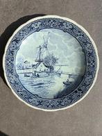 Superbe assiette murale Royal Boch Belgium - Bleu de Delft, Enlèvement ou Envoi, Comme neuf