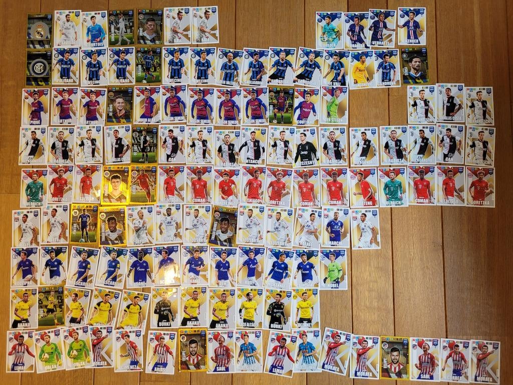 Lot de 250 cartes de football Panini Adrenalyn XL 365 2020, Enlèvement ou Envoi