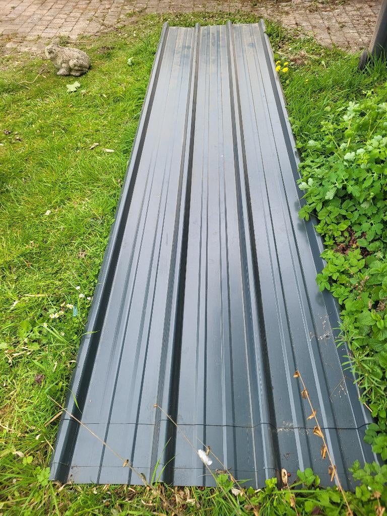 Nieuwe grafiet dakplaten 4 meter, 15 m² ou plus, Comme neuf, Enlèvement, Métal