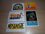 Lokale radio’s – 5 verschillende zelfklevers (stickers), Verzamelen, Ophalen of Verzenden, Nieuw, Film, Tv of Omroep