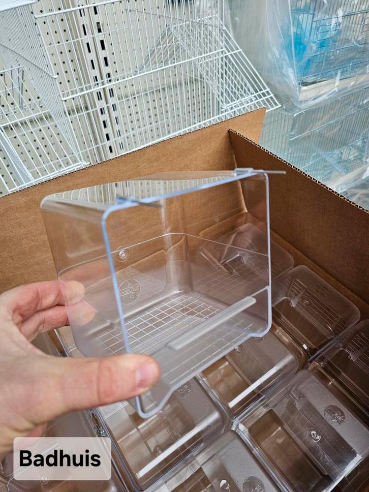 Baignoire avec crochets en métal, Animaux & Accessoires, Oiseaux | Accessoires, Enlèvement