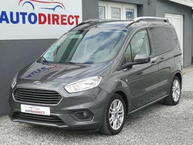 Ford Tourneo Courier 1.5 TDCi Titanium Navi, Camera,, Autos, Ford, Argent ou Gris, Achat, Euro 6, Entreprise