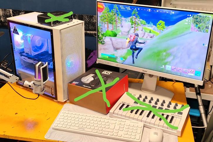 gaming PC  nooit gebruikt, Computers en Software, Vintage Computers, Ophalen