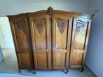Massief eiken kledingkast – 4 deuren – veel opbergruimte, Huis en Inrichting, Ophalen, Met deur(en), Gebruikt, 200 cm of meer