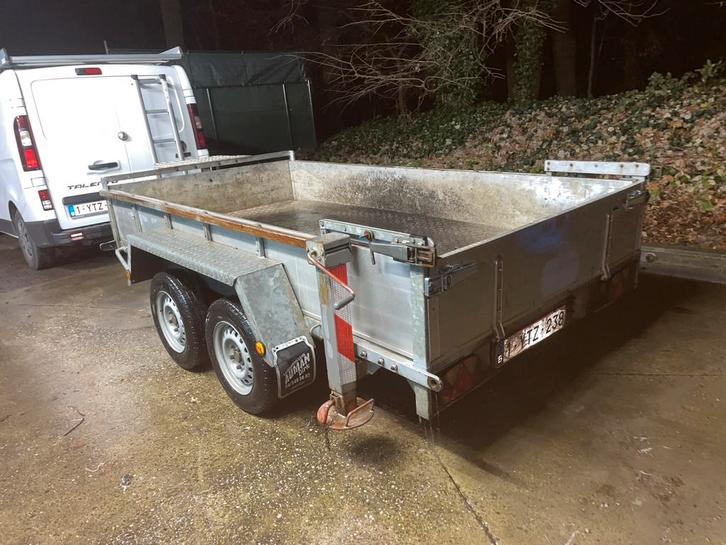 Bw Trailer met steunpoten, Autos : Divers, Remorques, Comme neuf, Enlèvement