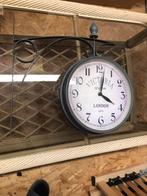 Dubbele klok “london”, Huis en Inrichting, Woonaccessoires | Klokken, Ophalen, Zo goed als nieuw