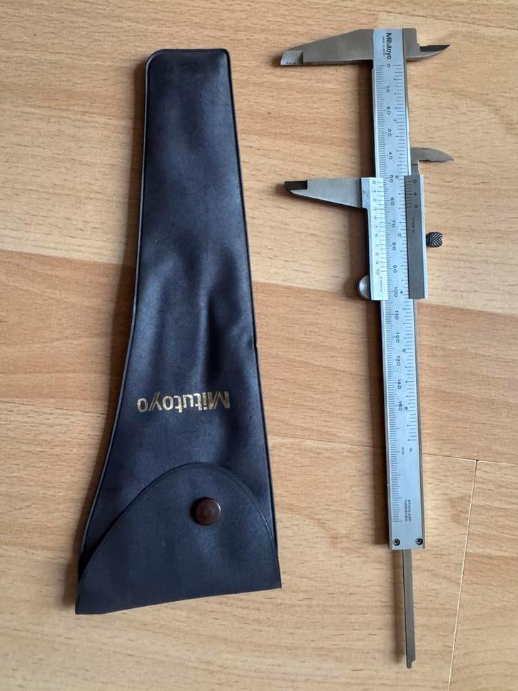 Mitutoyo Pied à coulisse – Made in Japan, Bricolage & Construction, Instruments de mesure, Comme neuf, Enlèvement