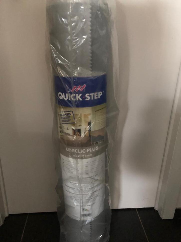 Sous couche Quick Step Uniclic Plus 15m2 - 2mm, Bricolage & Construction, Isolation & Étanchéité, Comme neuf, Isolation de sol
