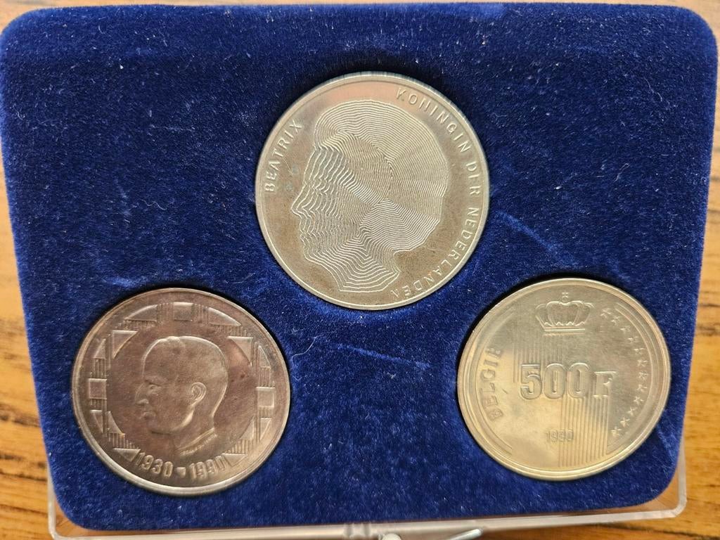 Zilveren Verzamelmunten – België & Nederland (1990)
Te koop:, Ophalen of Verzenden, Koningin Beatrix, 50 gulden