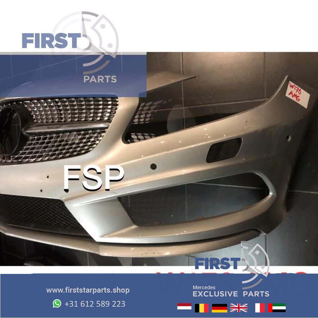 W176 AMG Voorbumper + diamond gril Mercedes A Klasse 2012-20, Auto-onderdelen, Gebruikt, -, Voor, Ophalen of Verzenden