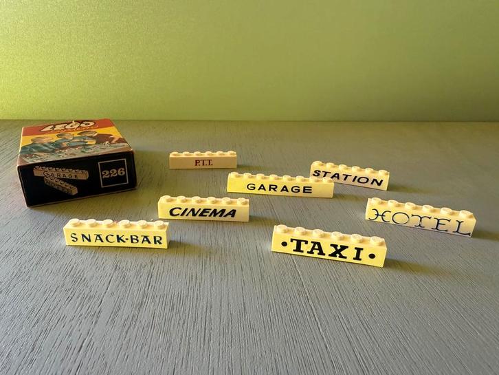 Vintage lego bedrukte stenen, Enfants & Bébés, Jouets | Duplo & Lego, Utilisé, Lego, Ensemble complet, Enlèvement ou Envoi