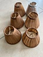 6 abat-jour plissés, Enlèvement, Comme neuf