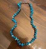 Collier fantaisie en pépites de turquoise, Bijoux, Sacs & Beauté, Bracelets pour cheville & Chaînes pour cheville, Enlèvement ou Envoi